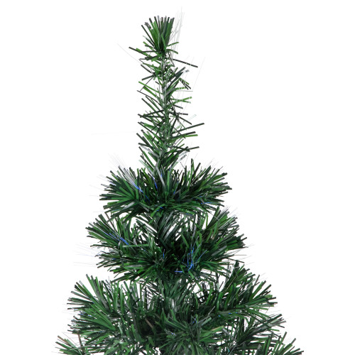 4' Multi-Color Fiber Optic Pine Christmas Tree