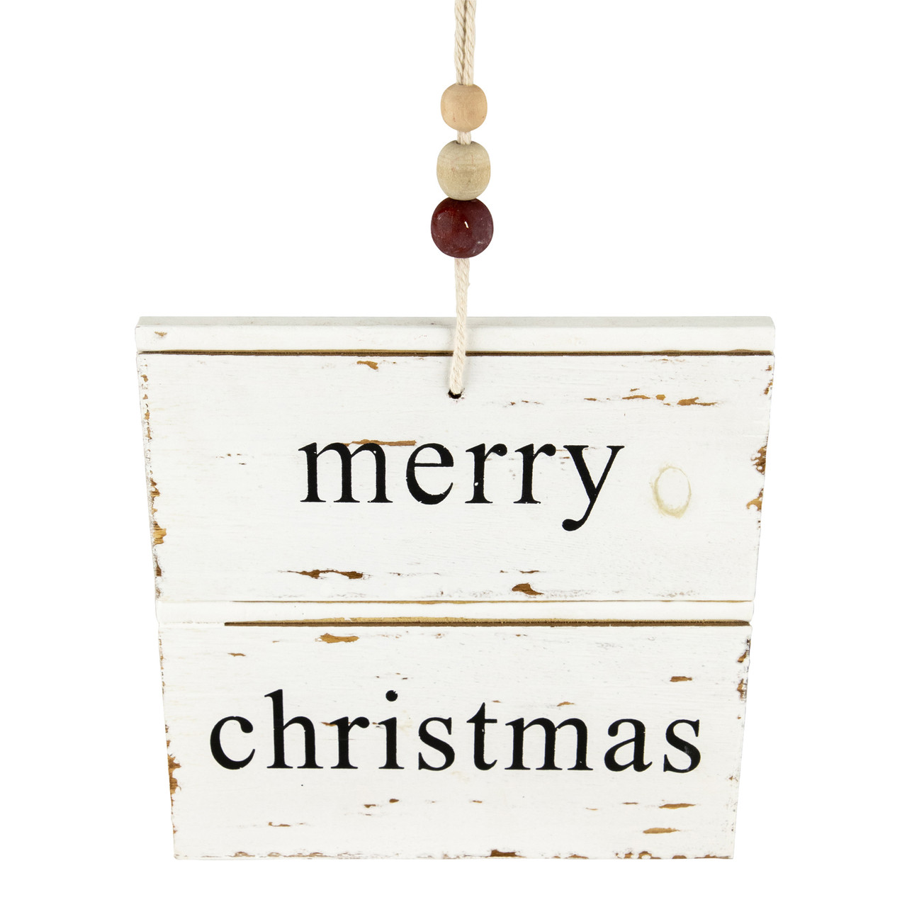 8" Reclaimed Wood Merry Christmas Wall Sign