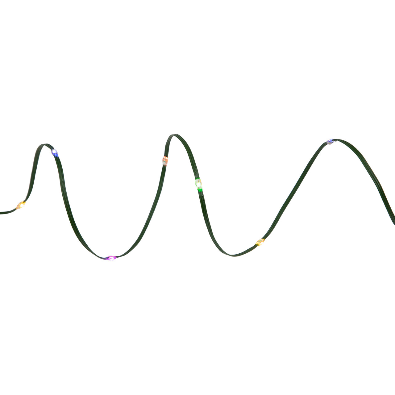 200ct LED Multi-Function Color Changing Christmas Fairy Lights, 64.5ft Green Wire