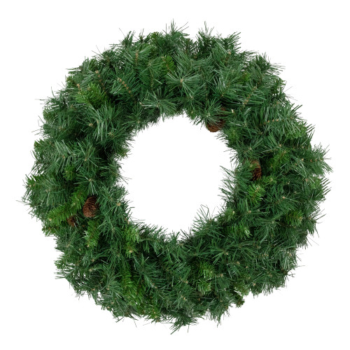 Black River Pine Artificial Christmas Wreath, 24-Inch, Unlit