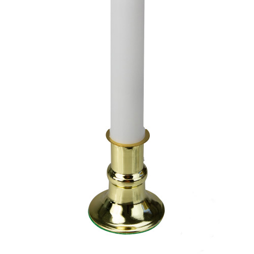 Single Flicker Flame Christmas Candle Lamp - 8.75"