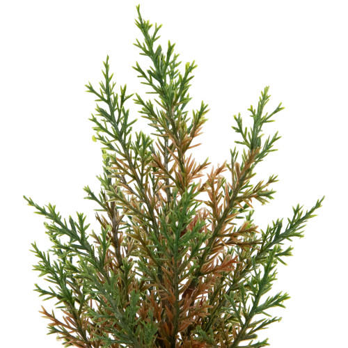 Mini Cedar Artificial Christmas Trees - 10" - Set of 3