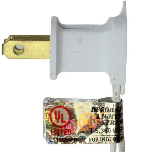 Commercial Grade LED Wide Angle Christmas Lights - Warm White - 3ct - 17.5' White Wire