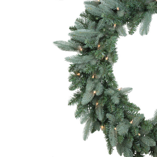 Real Touch?? Pre-Lit Washington Frasier Fir Artificial Christmas Wreath - 36" - Clear Lights