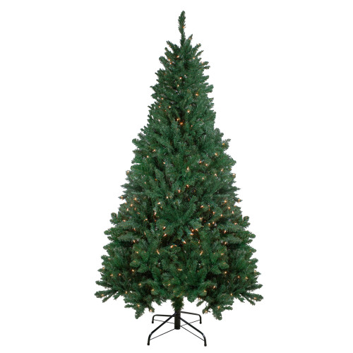 7.5ft Pre-Lit Ravenna Pine Artificial Christmas Tree - Warm White LED Lights