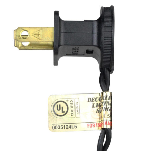 50ct Opaque Gold Mini Christmas Light Set, 24.5ft White Wire