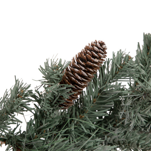 Pre-Lit LED Mixed Pine and Berries B/O Christmas Garland - 6' x 12" - Warm White Lights