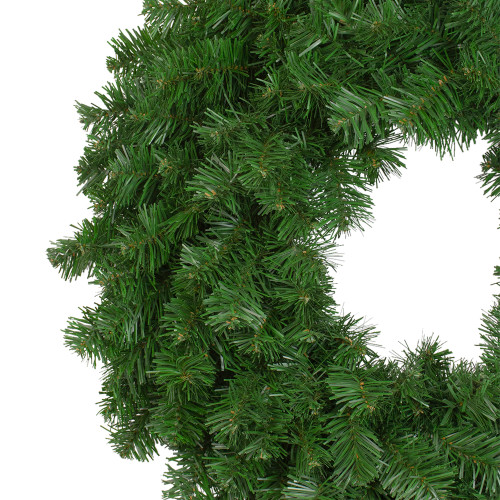 Deluxe Windsor Full Pine Artificial Christmas Wreath - 24" - Unlit