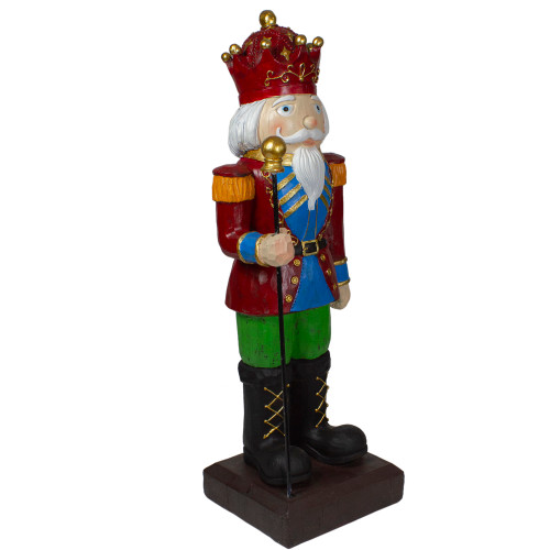 22" Red and Blue Nutcracker Soldier Christmas Decoration