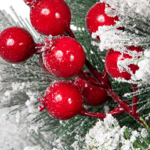 Real Touch?? Flocked Fairfield Fir Full Artificial Christmas Tree - 4.5' -Unlit