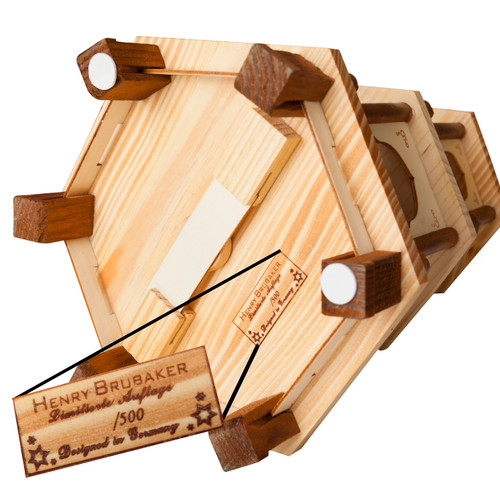 BRUBAKER Wooden Christmas Pyramid - 18 Inches - 3 Tier Carousel - Nativity Play - Designed in Germany