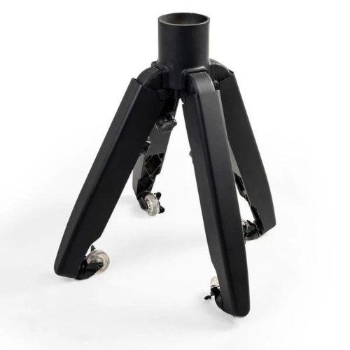 Adjustable Rolling Christmas Tree Stand for Trees 7.5'-12' - Black