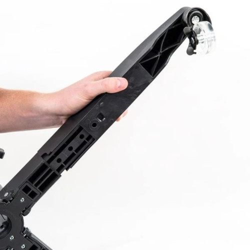 Adjustable Rolling Christmas Tree Stand for Trees 7.5'-12' - Black