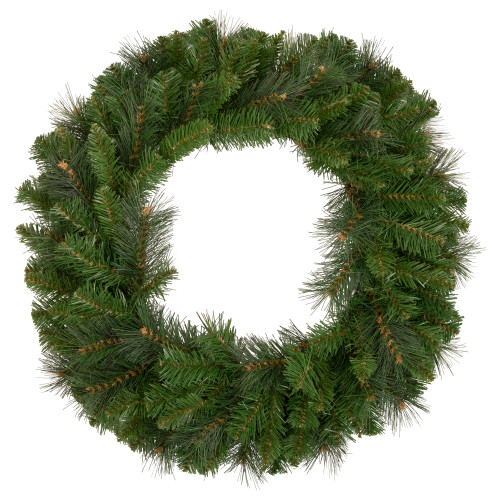 Mixed Beaver Pine Artificial Christmas Wreath, 24-Inch, Unlit