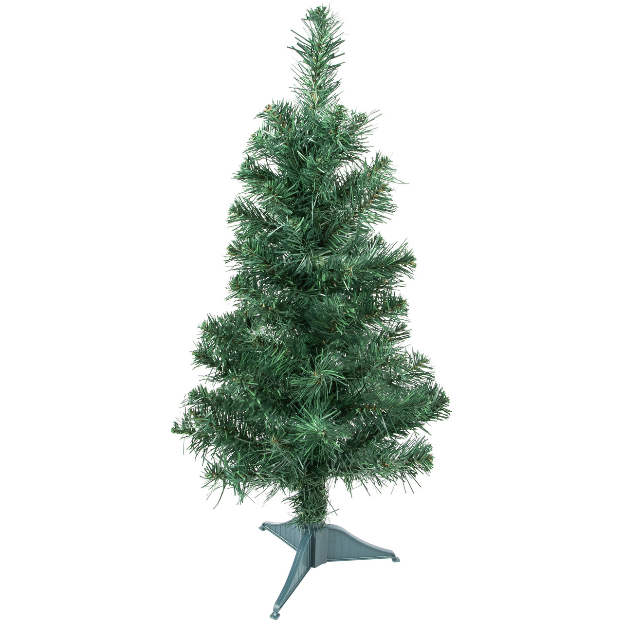 18" Traditional Green Pine Artificial Christmas Tree, Unlit
