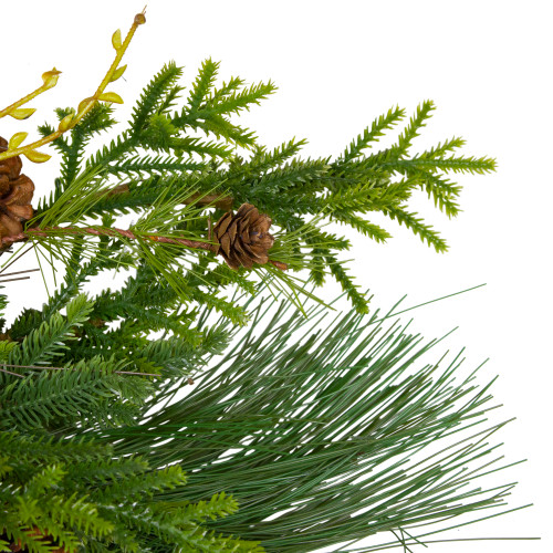 Rustic Pinecone Artificial Christmas Wreath - 30" - Unlit