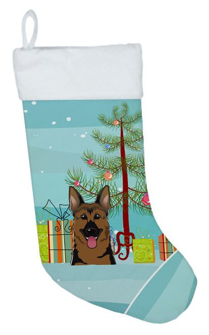 Christmas Tree and German Shepherd Christmas Stocking BB1583CS