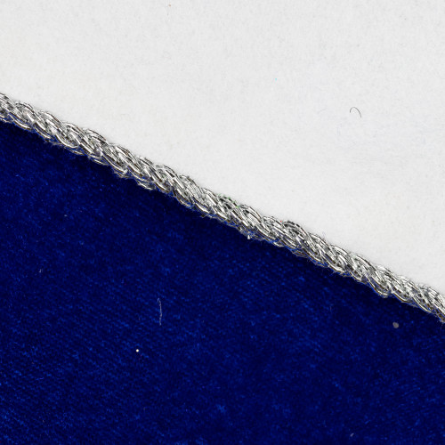 20" Royal Blue Embroidered Velveteen Snowman Christmas Stocking with White Cuff