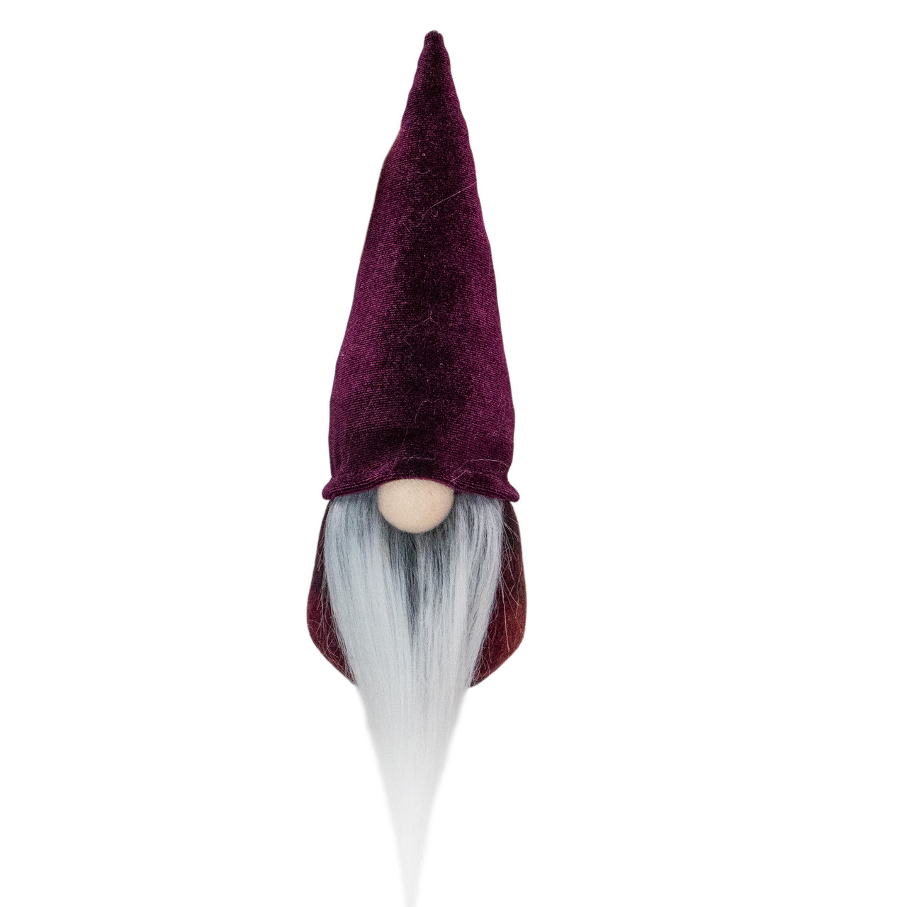 Standing Gnome Christmas Figure - 9" - Plum Purple