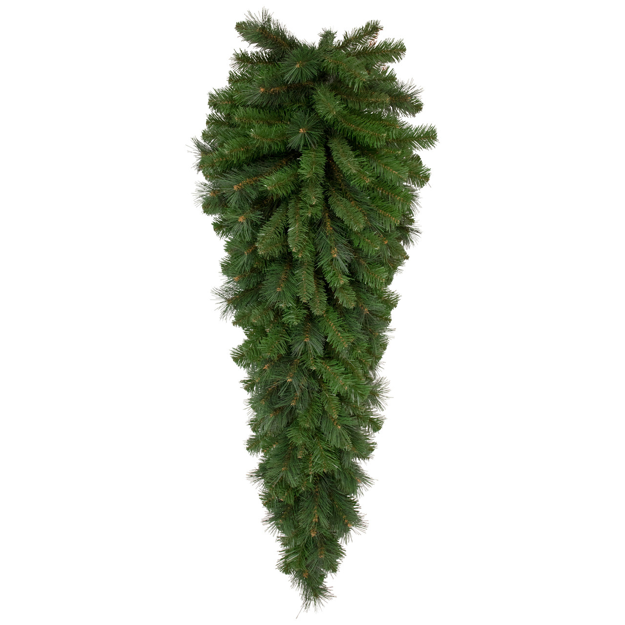 48" Beaver Pine Artificial Christmas Teardrop Swag, Unlit