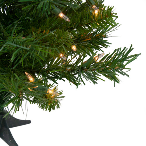 2' Pre-Lit Medium Royal Pine Artificial Christmas Tree - Clear Lights