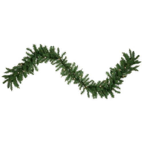 9' x 12" Pre-Lit Winona Fir Artificial Christmas Garland, Warm White LED Lights