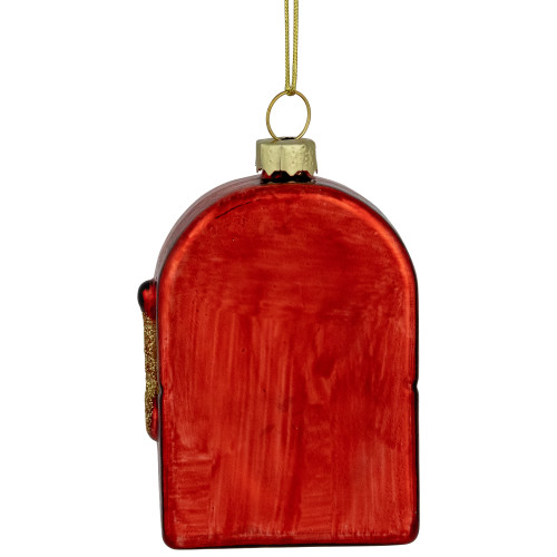 3.25" Lucky 7's Jackpot Slots Glass Christmas Ornament