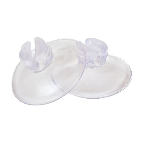 Set of 20 Clear Suction Cup Christmas Light Clips - 1.5"