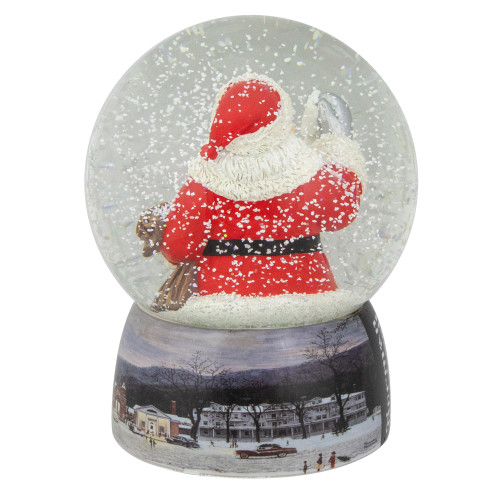 6.5" Norman Rockwell 'A Drum For Tommy' Christmas Snow Globe