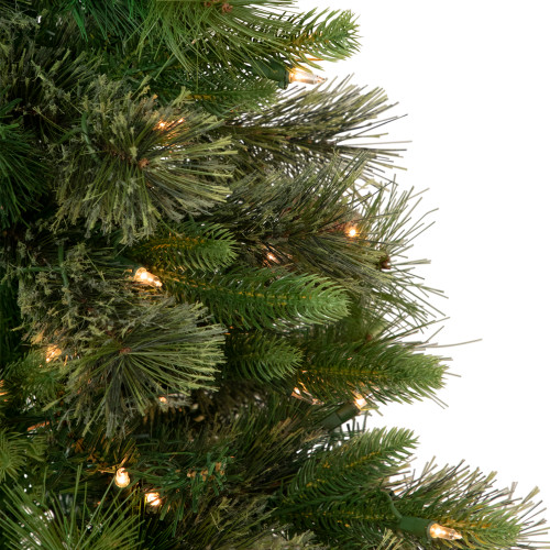 3' Pre-Lit Kingston Cashmere Pine Full Artificial Christmas Tree, Clear Lights