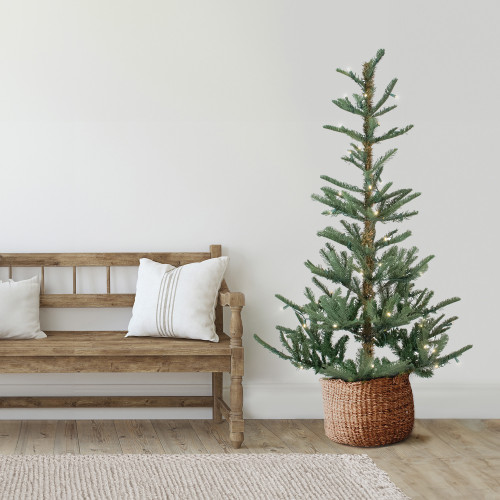 Real Touch?? Pre-Lit Nordmann Fir Artificial Christmas Tree - 7.5' - Warm Clear LED Lights