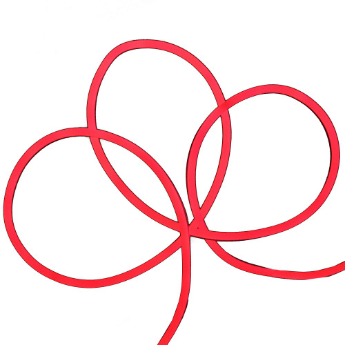 LED Commercial Grade Neon Style Flexible Christmas Rope Lights - Red -18'