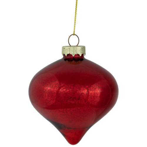 Shiny and Matte Finish Christmas Glass Ball Ornaments - 3" (80mm) - Red - 9ct