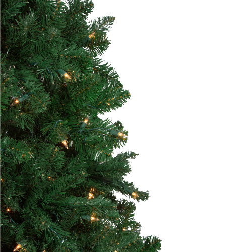 7.5ft Pre-Lit Ravenna Pine Artificial Christmas Tree - Warm White LED Lights