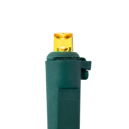 50ct Multi-Color LED Wide Angle Christmas Lights,16.25ft Green Wire