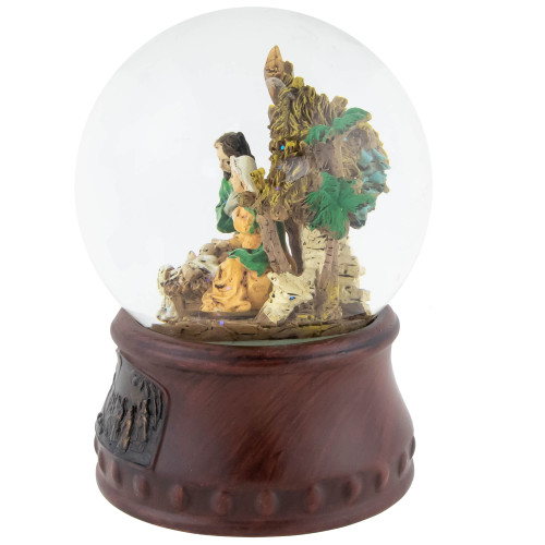 Christmas Nativity Musical Snow Globe - 5.5"