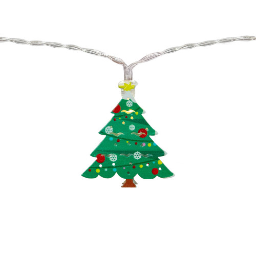 10-Count LED Christmas Tree Fairy Lights, 5.5ft, Copper Wire