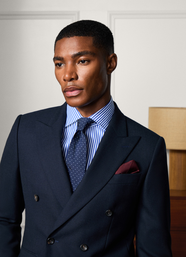 wool fresco double breasted suit