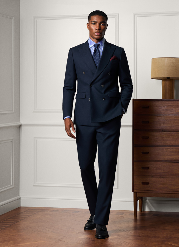 wool fresco double breasted suit