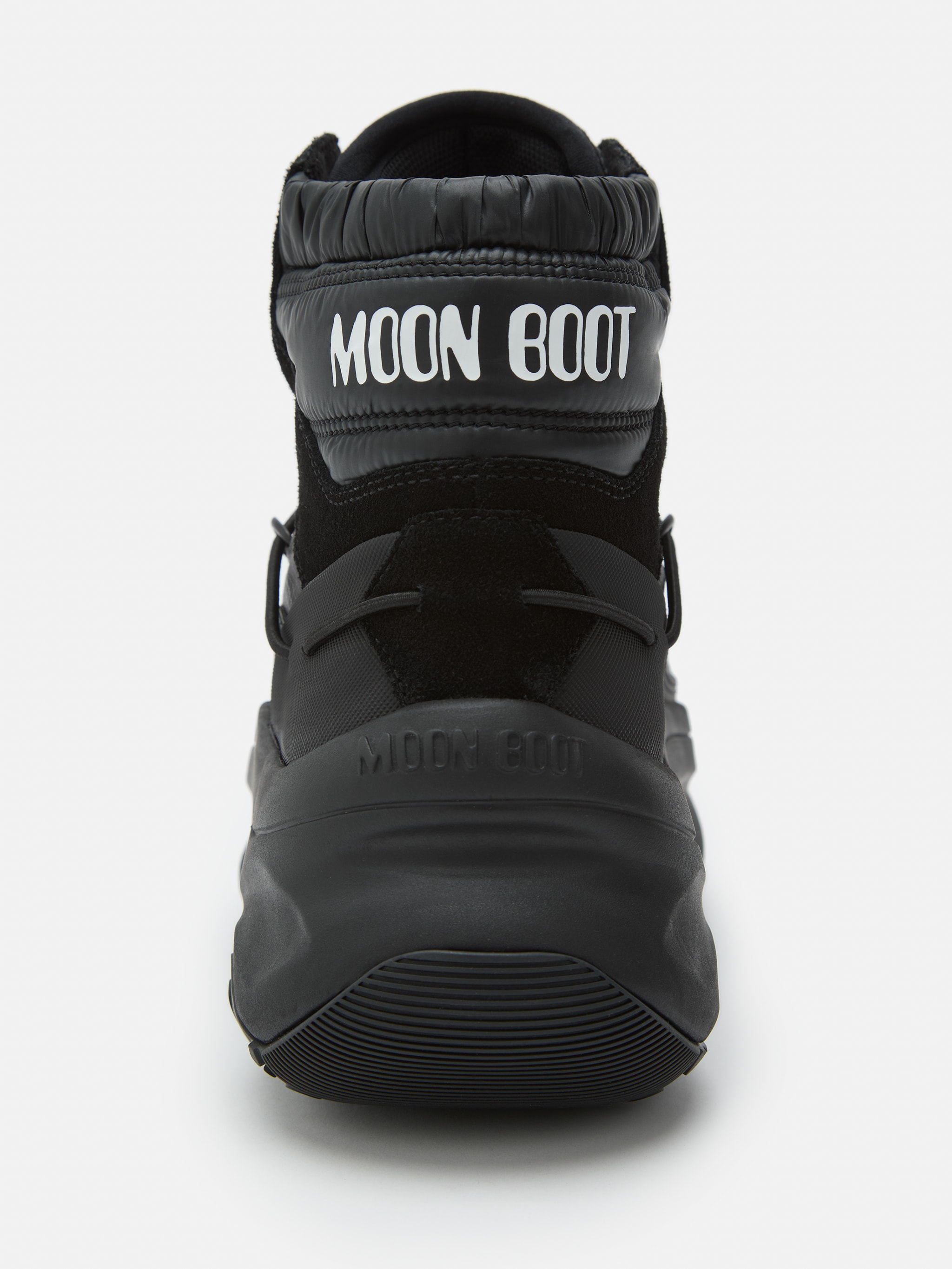 MOON247 BLACK XLACE MID SNEAKERS