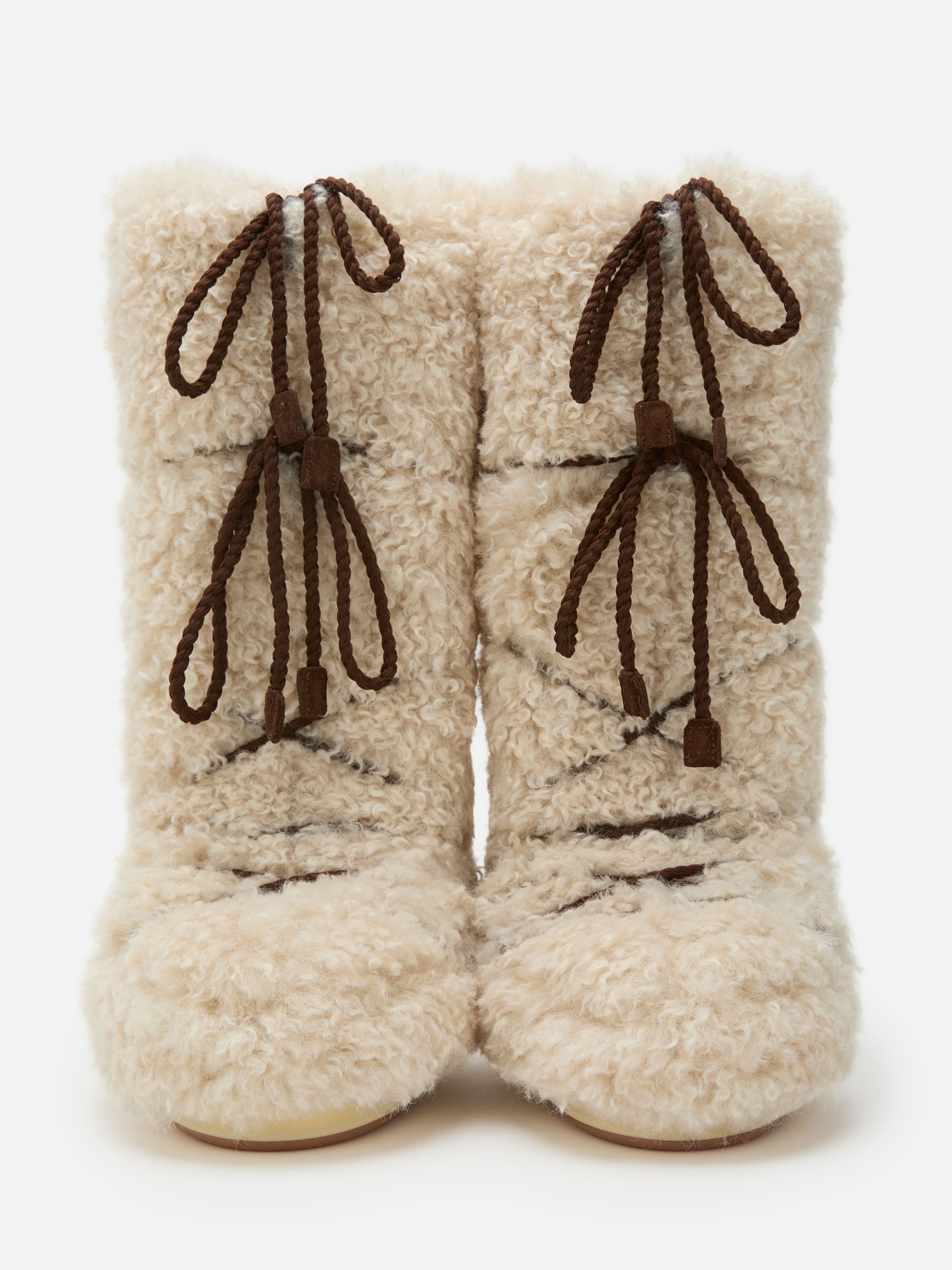 ICON ECRU CURLY EXTRA BOOTS