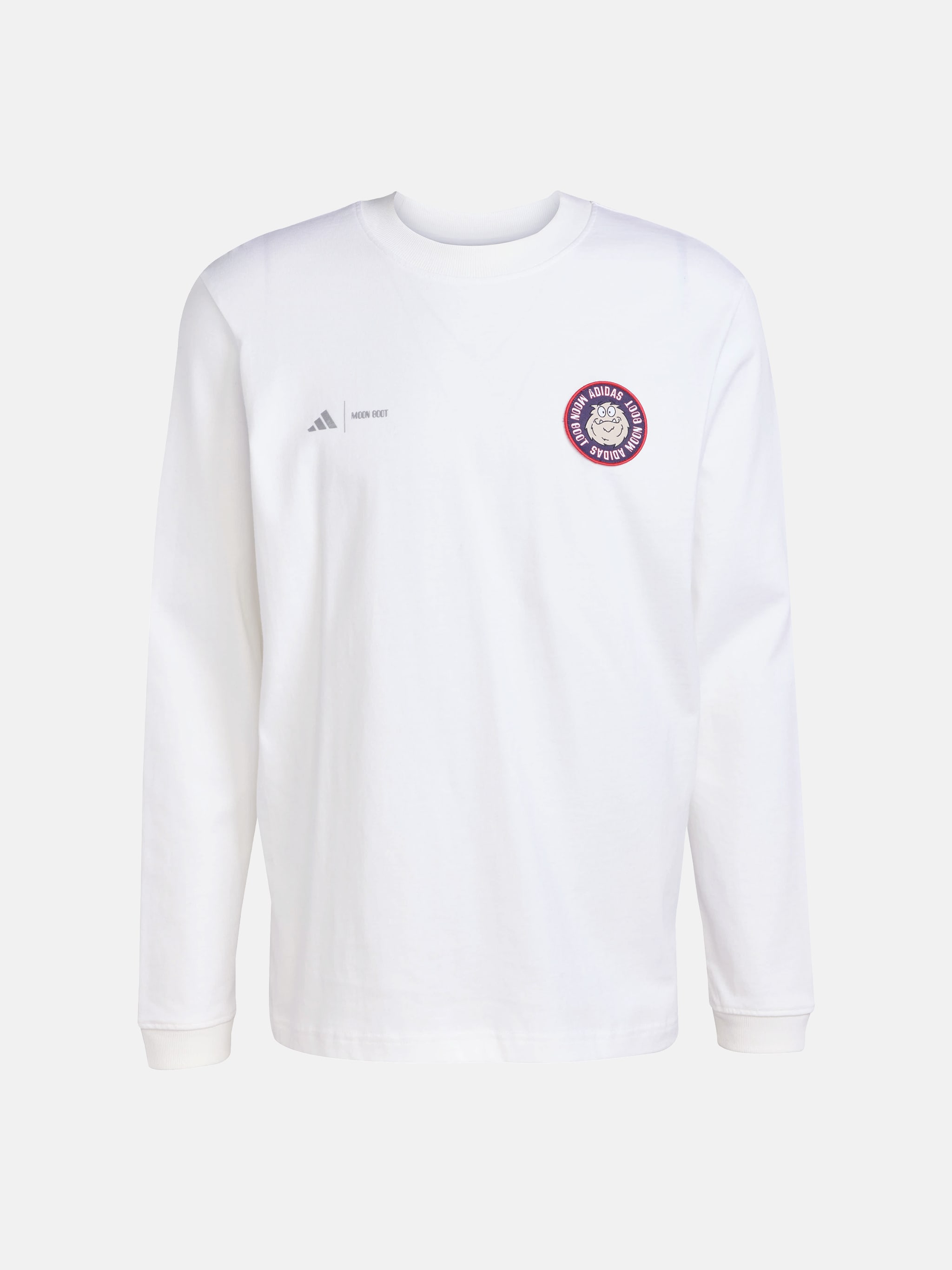 ADIDAS X MOON BOOT WHITE LONG SLEEVE T-SHIRT