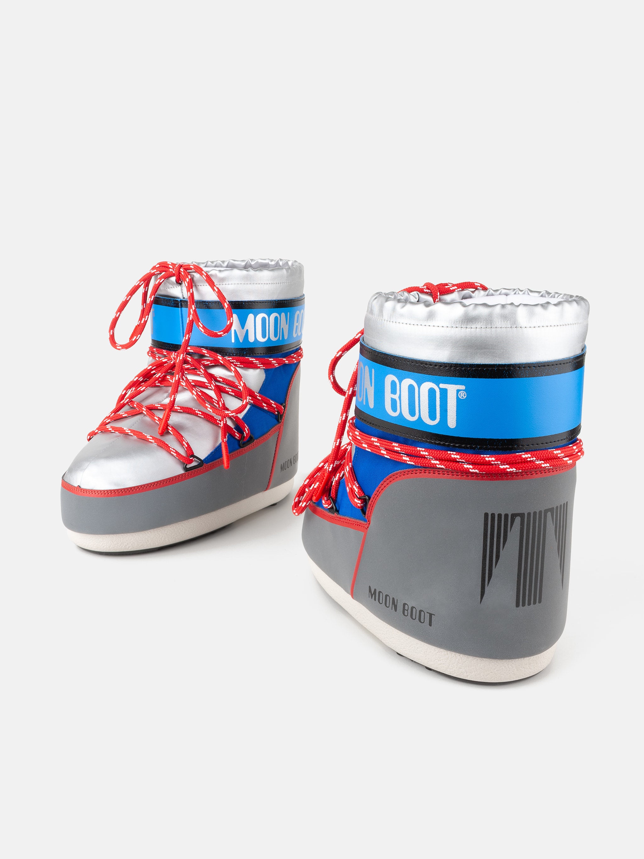 ICON LOW SPACE RACING SILVER BOOTS