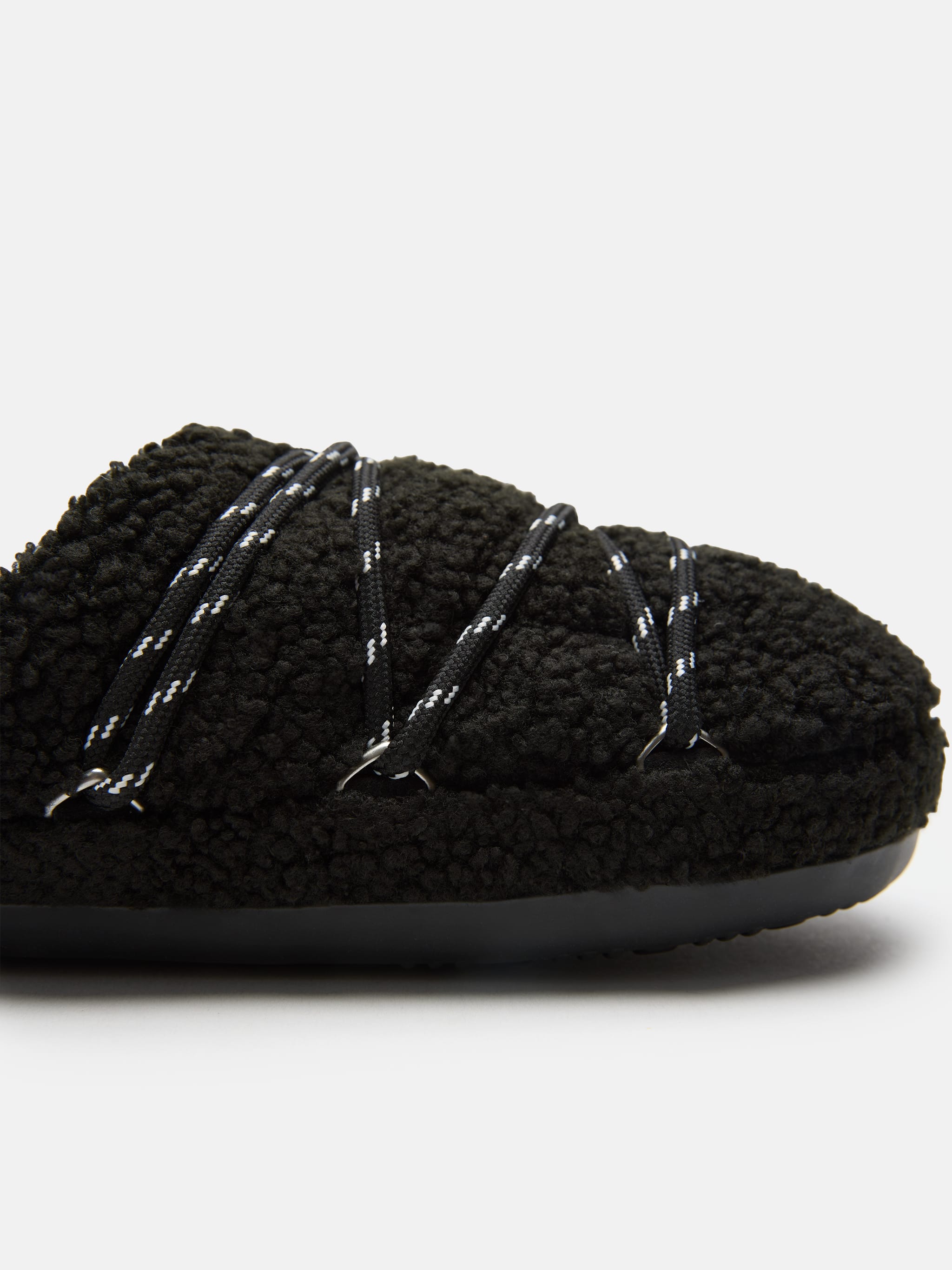 TEDDY SLIPPER BLACK