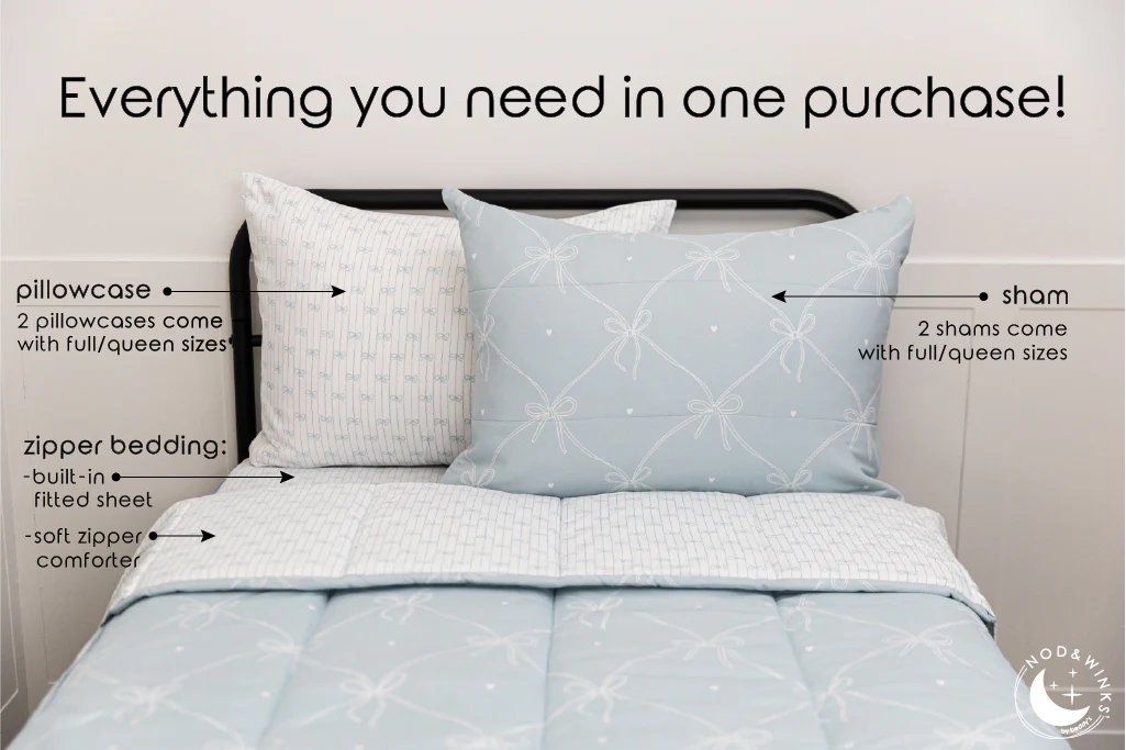 Tied With A Bow Zipper Bedding