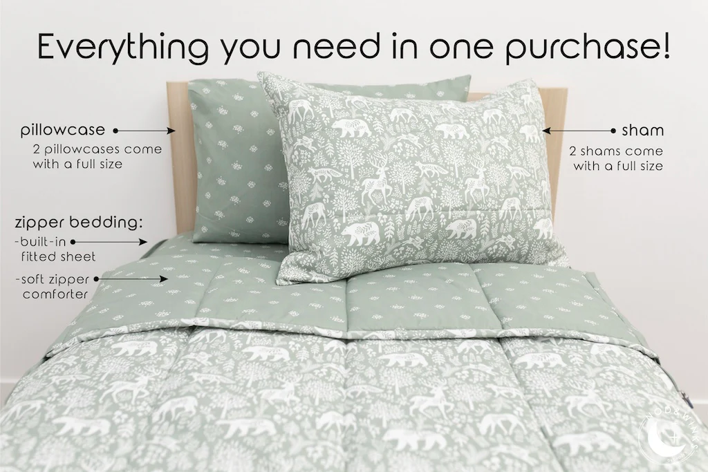 Into The Woods Zipper Bedding