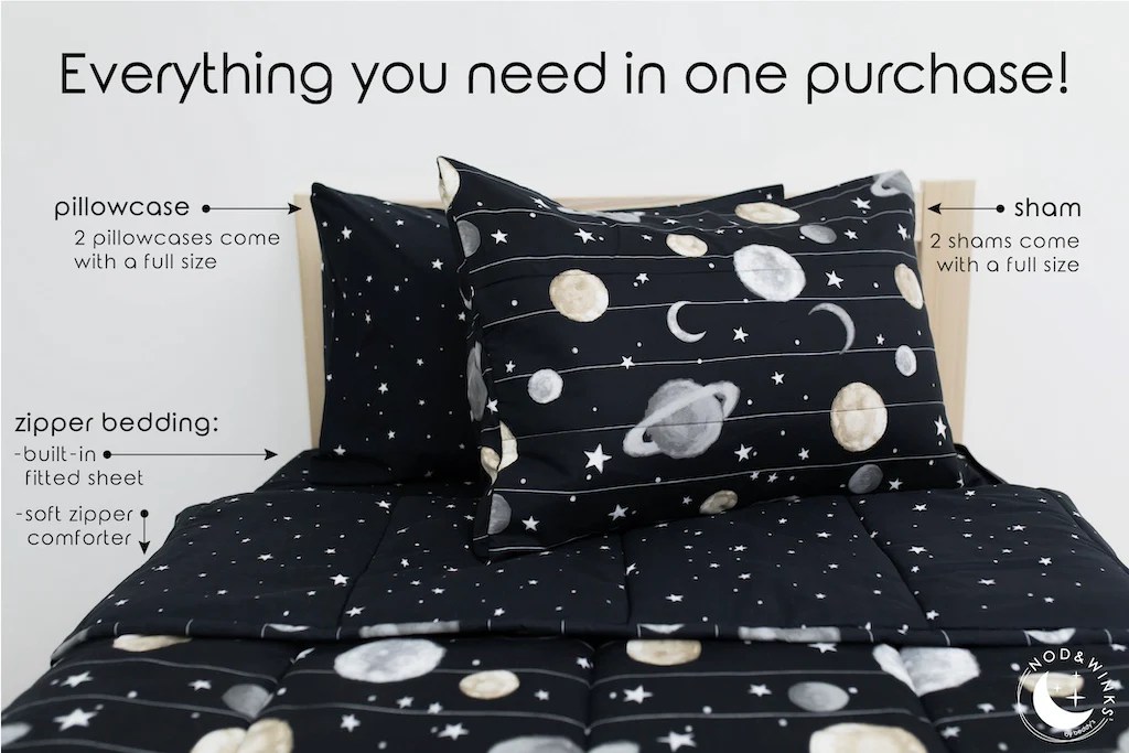 Out Of This World Zipper Bedding