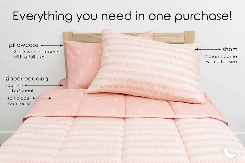 Twinkle Toes Zipper Bedding