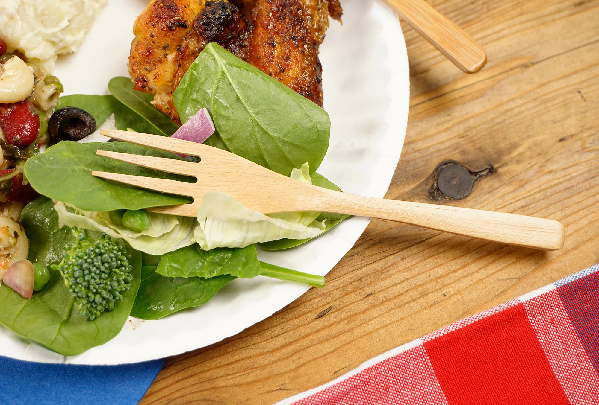 Bamboo Kitchen Utensil 12 Piece Set, Fork Set