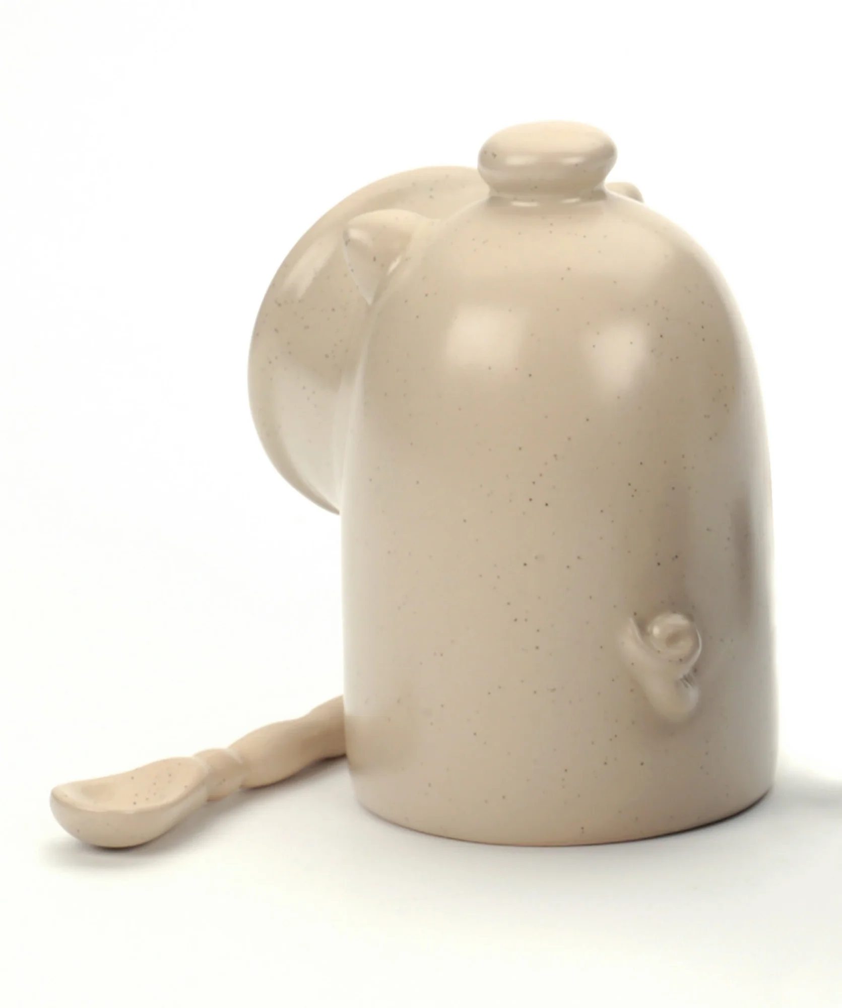 Stoneware Salt Pig - Oat